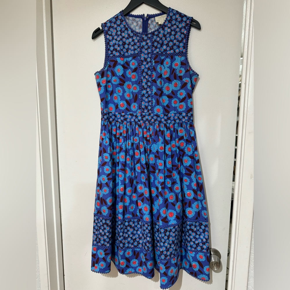 Kate Spade Blue Floral Dress